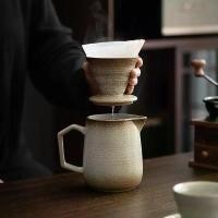 ราคา 2025 Ceramic Pour Over Coffee Pot Set Coffee Filter Cup Pour Over Coffee Latte Art Pot Vintage Pour Over Pot Coffee Filter (1734112446957323614)