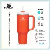 ราคา Stanley Official Tumbler 40 OZ แก้วน้ำ 1180ML -Orange รุ่น Adventure Quencher H2.0 Flowstate หลอดดูด ถ้วย 304 Thermos Cup แก้วน้ำ Office Car (1733832340736410819)