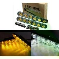 ราคา COD Drl Daytime Running Lights 6Led White Daytime Running Lights Orange Turn Signal, Running Light Dc12V, Automatic Daytime Running Light, Led Daylight Universal (1734217904491365404)