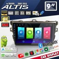 ราคา จอแอนดรอย จอ android ติดรถยนต์ IPS QLED แท้ 9นิ้ว TOYOTA ALTIS 07-13 RAM2 RAM4 Apple Carplay แบ่ง2จอได้ Android WIFI GPS ปลั๊กตรงรุ่น แถมกล้องมองหลัง วิทยุติดรถยนต์ (1733909279754454563)