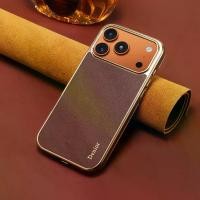 ราคา ซองโทรศัพท์หนังแท้สำหรับ Apple 17 16 Pro ปกป้อง iPhone 17 Pro Max ซองหนังรถยนต์หรูหราเคลือบไฟฟ้า (1734248887952639883)