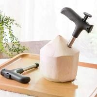 ราคา Stainless Steel Coconut Opener, Home Use Fruit Hole Cutter, Convenient Coconut Tool, with Nut Cracker and Drill Bit for Opening Coconuts (1733512508673918131)
