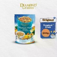 ราคา Diamond Grains กราโนล่า สูตร Original Granola ขนาด 500 กรัม รส Tropical Fruit (ผลไม้อบแห้ง) (1733383665035871315)