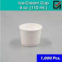 ราคา ถ้วยไอศครีมกระดาษ ขนาด 4 ออนซ์ (1,000 ชิ้น) Ice cream cup 4oz (1734158480429844298)