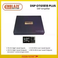 ราคา (ติดตั้งฟรี) EMBLAZE DSP OTG1818 PLUS dspแอมป์เครื่องเสียงรถยนต์ Maximum Outpat 16Ch High Level, 18ch Low level, DSP amplifier (1732628418008089690)