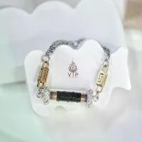 ราคา (แท้100% ส่งไว) กำไลตะกรุดรวยโชค เสริมทรัพย์ รับโชค | Lucky Wealth Takrud Bracelet | (กรอบชุบหนา2เท่า) (1734307393116079264)