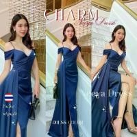 ราคา ชุดเดรสออกงาน ชุดราตรี CHARM Dress ชุดออกงาน เดรสยาว สายเดี่ยว ผ้าห้อย Woman (1733927624031176143)