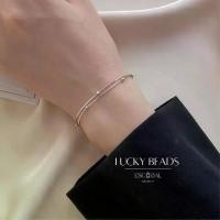 ราคา ส่งฟรี- ♦ESCOBAL✨กําไลเงิน Lucky Beads สร้อยข้อมือเงินแท้ กำไลแฟชั่น สร้อยข้อมือสองชั้น ข้อมือเงิน ของขวัญ☜ (1734168119947528082)