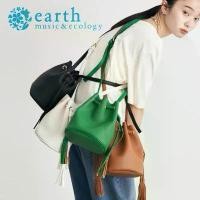 ราคา earth music&ecology drawstring fringe mini shoulder bag COD (1733172436632045282)