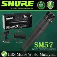 ราคา Shure SM57-LC Dynamic Instrument Microphone with Mic Clamp and Pouch (SM57 SM-57 SM57LC) (1733948159423973249)