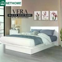 ราคา Nethome: Vera Snow series เตียงนอน ขนาด 5 ฟุต โครง/ฐานเตียงพร้อมหัวเตียง สไตล์มินิมอล คุณภาพดี (Queen size ) (1734168701146596502)