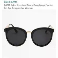 ราคา แว่นกันแดด GAMT Oversized Round Sunglasses Retro Tide Designer Eyewear. (1734134788063004470)