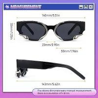 ราคา แว่นตา [ใหม่] Cyxus Retro Cat Eye Shades สำหรับผู้หญิงสาว Jennie สไตล์เดียวกัน Y2K แว่นกันแดดลายงูแฟชั่นแว่นตากันแดด PC กรอบโลหะเลนส์ไม่มีโพลาไรซ์ 1091 แว่นตาแฟชั่นยอดนิยม (1733963435190617101)