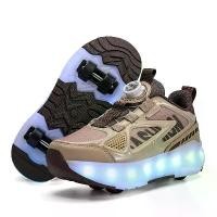 ราคา รองเท้าผ้าใบเด็ก Binle Bird ดีไซน์สี่ล้อ เหมาะสำหรับเด็กชายและเด็กหญิง รองเท้าผ้าใบนักเรียน มีไฟสว่างและถอดออกได้ พร้อมล้อ ฤดูร้อน (1732872511889572993)