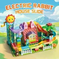 ราคา ของเล่นตัวต่อ FEELO Rabbit House Slider 118 ชิ้น ตัวต่อรางลูกแก้วขนาดใหญ่ ของเด็กเล่น ของเล่นเสริมพัฒนาการ (1733617056030950985)