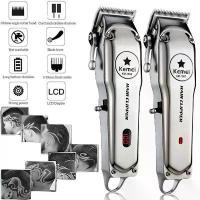 ราคา ปัตตาเลี่ยน ใหม่ล่าสุด แบตตาเลี่ยนตัดผม Kemei Professional Hair Clipper ไฟฟ้าไร้สาย Corded Trimmer (1733721960133592862)