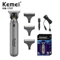 ราคา Kemei KM-1757 USB ชาร์จปัตตาเลี่ยนผมไร้สาย Professional Hair Clipper ชาร์จไฟฟ้าผม Trimmer ตัดผม Ha (1734004494228686332)