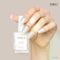 ราคา COD สีทาเล็บกึ่งเจล ยาทาเล็บ สีมุกประกายชิมเมอร์ U-DELI U-730 (ไม่อบ) Shimmer Pearl Vegan Nail-polish ประกายมุก ไร้กลิ่นฉุน สีเล็บสีขาว ทาเล็บสวยๆ (1733679210440131735)