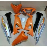 ราคา ชุดสีมอเตอร์ไซค์ เฟรมรถ กาบรถ แฟริ่ง wave100s u box สีส้มดำ เวฟ100s ยูบ็อค (1734367514852952057)