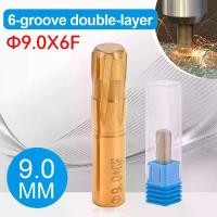 ราคา 6-Slot Groove Spiral Reamer Rifling Button 9.0*9.35mm Push Type Double-layer Blade Reamer Used for Rifting Tank Reamer Tool (1733599045200217127)