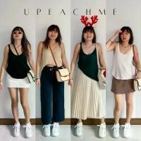 ราคา KNIT TANK TOP I เสื้อกล้ามไหมพรมทรงหลวมโคร่ง เสื้อกล้ามคอวีสไตล์เกาหลีมินิมอล เสื้อสายเดี่ยวไหมพรม (1732697545355593377)