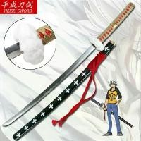 ราคา Japanese Sword ดาบซามูไร เปิดคม เอโดะ One Piece วันพีซ เต็มพิกัดสลัดจอมลุย วันพีช Kikoku คิโคคุ Trafalgar D Water Law (1734200432921576550)