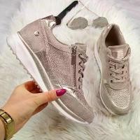 ราคา [COD] Women Sneakers Wedges Vulcanize Shoes Shake Shoes Fashion Girls Sports Shoes Women Sneakers Shoes Women Shoes (1733023815692093280)