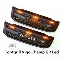 ราคา กระจังหน้า vigo champ 2012 2013 2014 มีไฟ Led Front grill Vigo Champ GR led (1734146339577562163)