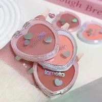 ราคา นักเรียน Rouge Blush Pan Nude เครื่องสำอางโทนเดียวสำหรับผู้หญิงมือใหม่ Monochrome Love Blush (1734320659004360681)