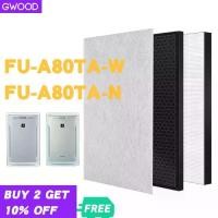ราคา GWOOD แผ่นกรองอากาศ กรองกลิ่น HEPA + carbon Filter รุ่น FZ-A80SFE สำหรับ เครื่องฟอกอากาศ SHARP FU-A80TA (1734376715386521594)
