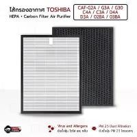 ราคา MLIFE - ไส้กรอง เครื่องฟอกอากาศ Toshiba CAF-G2A CAF-G3A CAF-G30 CAF-C4A CAF-C3A ไส้กรองเครื่องฟอก Filter Hepa Carbon คําแนะนําการขายที่ร้อนแรงในเดือนนี้ (1734351497224553478)