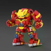 ราคา 2026MOC 170659 เข้ากันได้กับชุดประกอบตัวต่อเลโก้ Iron Man และ Hulkbuster ของขวัญสำหรับเด็กผู้ชาย ฟิกเกอร์หุ่นยนต์ (1734252847307851179)