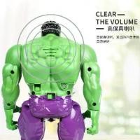 ราคา ของเล่นเด็กของขวัญโมเดลไฟและดนตรีหุ่นยนต์ไฟฟ้า Marvel Avengers Alliance Iron Man Hulk Superman (1734115167202019096)