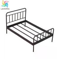 ราคา [พร้อมส่ง] lahomia 1/12 Scale Dollhouse Bed Dollhouse Decoration DIY Craft Decorative Iron Role Playing Miniature Furniture for Bedroom Diorama (1733840448566560691)