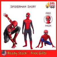 ราคา Decorseason Iron Spiderman Costume for Kids/Adults, baju spiderman costume baju spiderman kanak kanak Cosplay Superhero Suits Spider Man 3D Style (1733921228069635091)