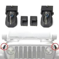 ราคา Hood Latch Original Lock Kit Compatible with 2018-2024 Jeep Wrangler with Lock Key Car Accessories Modification Parts (1733661243412677901)