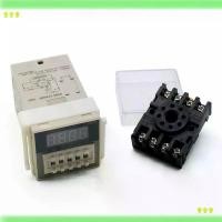 ราคา omron DH48S-2Z +ซ็อกเก็ต Digital Timer Delay Relay เครื่องจับเวลาจอแสดงผล lcd 24 vdc 220vacdelay 0.01วินาที - 99.99 ชม (1733226638549747552)