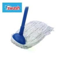 ราคา [พร้อมส่ง] SWASH Cotton Mop ม็อบถูพื้นแบบกลม ไม้ม็อบ ไม้ถูพื้น (1733626355746505886)