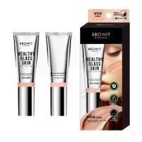 ราคา [COD] [Tiktok]Browit Healthy Glass Skin Face & Body Base 24 Ml. Broweath, Glass-Like Skin Base, Nong Chat ‍ ♀️ (1734152023874438242)