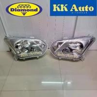 ราคา ไฟหน้า อีซูซุ ดีแม็ก ALL NEW ISUZU DMAX 1.9 ปี 2016 - 2019 รุ่นไฟหน้าธรรมดา หลอดฮาโลเจน H4 ตราเพชร (1732768454323898155)