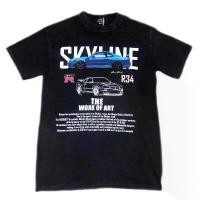 ราคา T-Shirt NISSAN SKYLINE R34 ‘THE WORK OF ART’ (1733214170945324490)