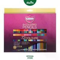 ราคา Master Art (มาสเตอร์อาร์ต) สีไม้ ดินสอสีไม้ 2 หัว Premium Grade 72 สี สี 24 สี silky crayons กรอบ งาน สี อคิลิค เเท่ง วงเวียน เขียน แบบ หมุน ๆ หุ่น จําลอง วาดรูป sten (1732892792716297420)