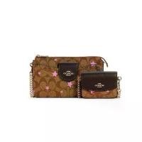 ราคา กระเป๋าสะพายข้าง COACH C7288 POPPY CROSSBODY IN SIGNATURE CANVAS WITH DISCO STAR PRINT (IME7V) (1733780925940533051)