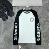 ราคา Chrome Heart Chrome Horse Print Color Block Raglan Cotton Crew Neck Long Sleeve T-Shirt Unisex (1733939167994545735)