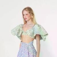 ราคา (LAST PIECE) VINN PATARARIN - New flower printed bra (1734284932895048956)