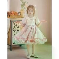 ราคา Girl's Dress Summer Vacation Style Princess Dress Short Sleeve Little Girl Tutu Dress Flower Girl Elegant Sequin Tulle Lady Style Puffy Dress Children's Wear Versatile Sweet Styl (1733974168156669849)