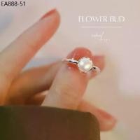 ราคา iDEAL✨แหวนไข่มุก Flower Bud แหวนมุก แหวนเงิน925 ไข่มุกสีขาว แหวนปรับขนาดได้ แหวนแฟชั่น ของขวัญ (1733799584175588690)