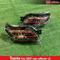 ราคา ไฟทับทิมท้าย ไฟในกันชนท้าย ไฟเบรกในกันชน Toyota Vios 2007-2012 LED light Bar V2 (1733705832285767356)