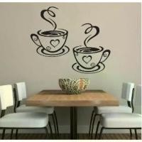 ราคา พร้อมส่งจากไทย Wall Sticker สติ๊กเกอร์ติดกระจก สติ๊กเกอร์ร้านกาแฟ สติ๊กเกอร์ติดผนัง (1733818359785948480)