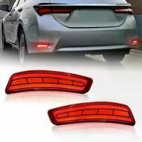 ราคา For Toyota Corolla 2014 2015 2016 2017 2018 Car LED Rear Fog Lamp Bumper Light Brake Light Dynamic Turn Signal Reflector (1733876427965040470)